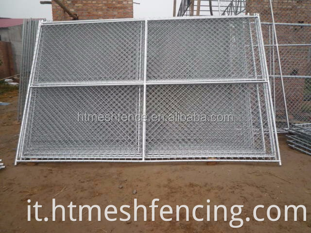 Edilizia galvanizzata all'ingrosso 2100*2400 mm Fence a catena temporanea